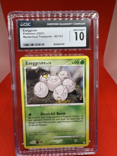 Exeggcute graded CGC 10 for sale on eBay