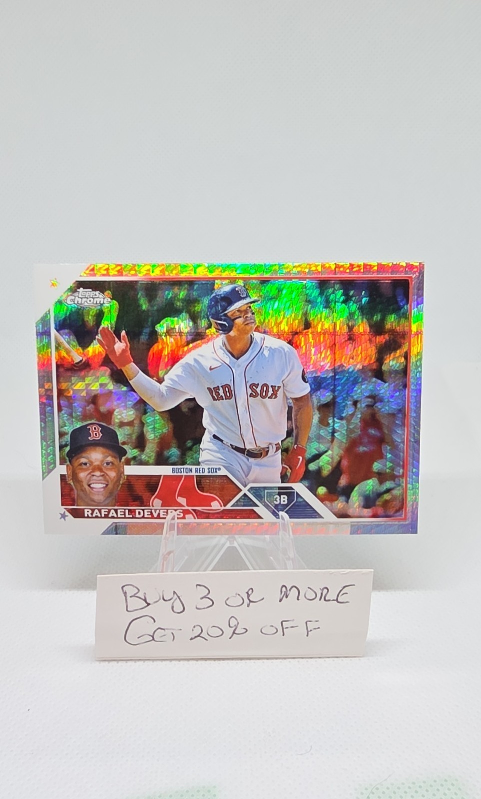 2023 Topps Chrome - Rafael Devers #206 Prism Refractor