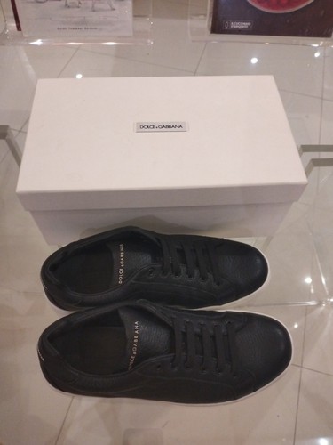 Dolce & Gabbana Bambino Sneakers Nero Pelle - Foto 15 di 16