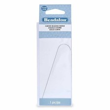 Beadalon Rigid Curved Beading Needle 12.7cm length for Bead Threading Spinner