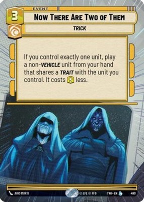 Now There Are Two of Them - Hyperspace - Foil x1 Lightly Played