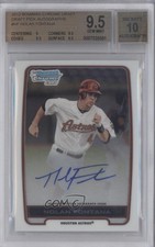 2012 Bowman Draft Chrome Picks Nolan Fontana #BCA-NF BGS 9.5 GEM MINT Auto fm0