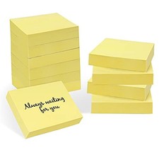 2400 Sheets Sticky Notes - 2 x 1.5 Notes Pads, Small Self 24 Packs-yellow
