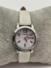 Ladies Citizen Wicca Solar-Tech Silver Tone Day Date Watch WORKS