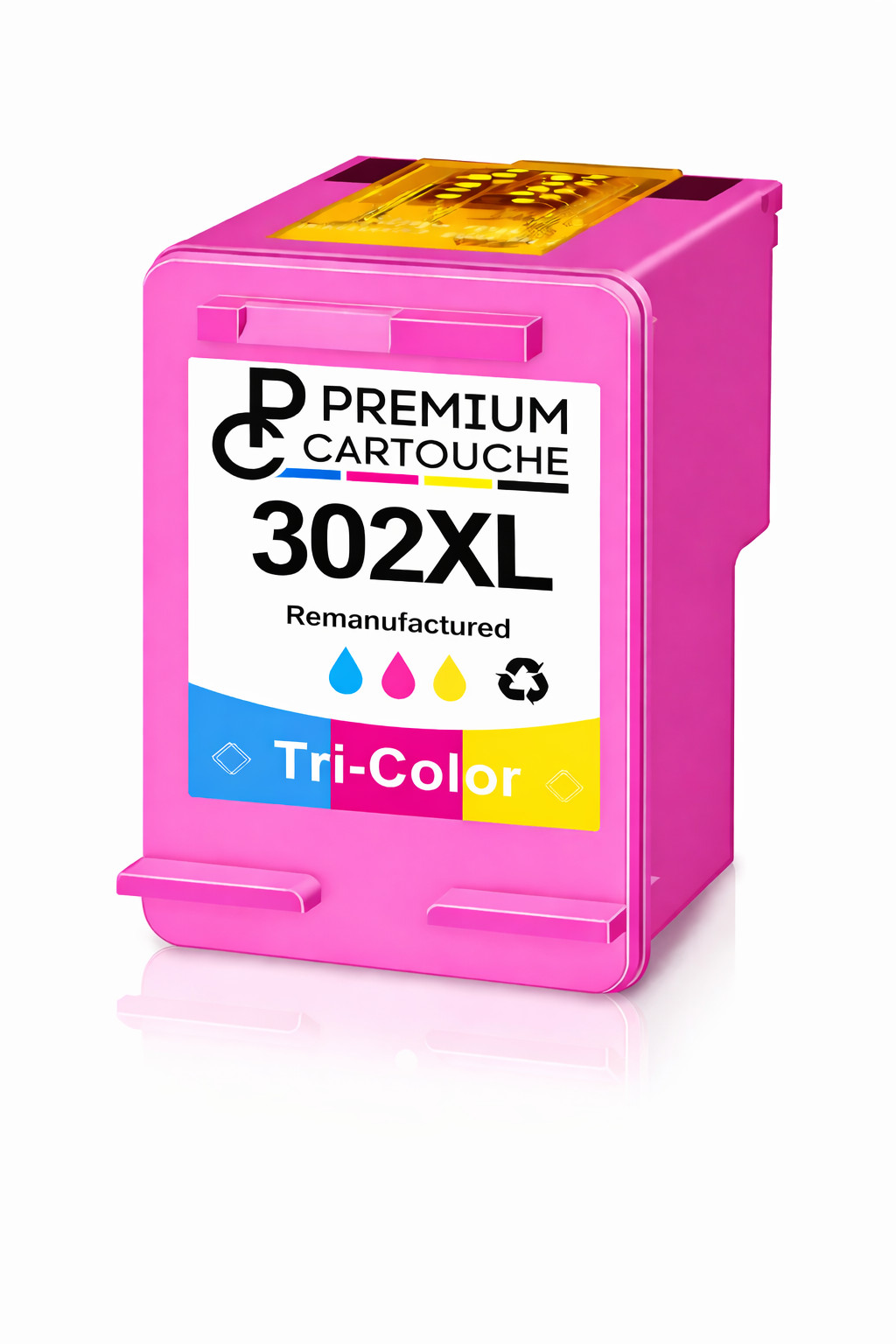 Cartouche HP 302XL couleur jet d'encre imprimante DeskJet Envy OfficeJet