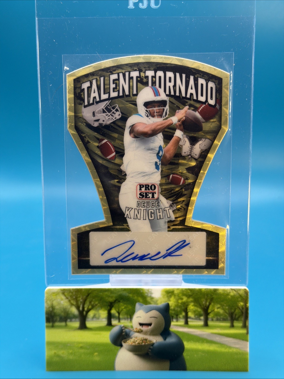 Pro Set Talent Tornado 2026 Deuce Knight Auto #TA-DK1 NCAA Football 1/1 Ole Miss