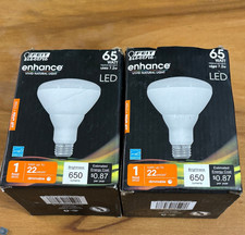 Feit Electric BR30 LED Bulbs 65W Equivalent Soft White 2700K Dimmable Lot of 2