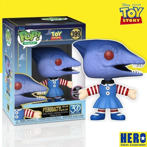 FUNKO DIGITAL POP TOY STORY PTERODACTYL W/ JANIE DOLL BODY - LEGENDARY 1831 PCS