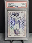 2024 Panini Phoenix - Bo Nix RC /50 PSA 10 Contours Blue Prizm #CON-BNX Broncos