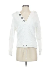 Kyodan Women White Pullover Hoodie XS