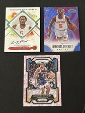 2023-24 Motif Immanuel Quickley Auto /10 + Cherry Blossom /20 + RC /49 SP