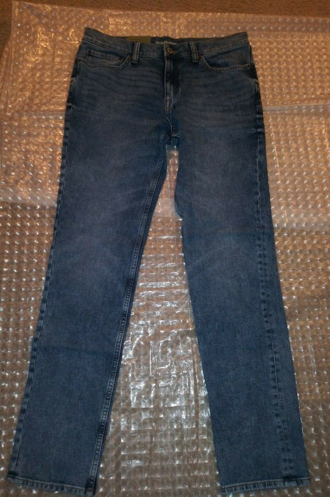Goodiellow & Co Size 34 X 34 Blue Jeans Skinny Total 4-Way F