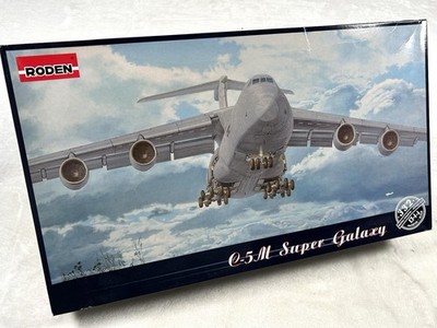 Roden 1/144 C-5M Super Galaxy USAF Transport Aircraft Kit 332 Open Box Complete