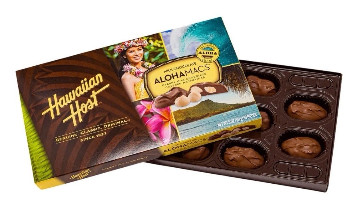 Hawaiian Host Aloha Macs Milk Chocolate Macadamia Nuts (5 ou