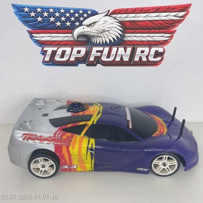 VINTAGE TRAXXAS NITRO 4-TEC 4WD TOURING CAR 1/10 SCALE UNTESTED