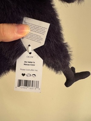 ハロウィン 新作 新品 jelly cat hocus crow カラス Hocus Crow - Official Jellycat