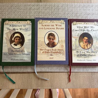 Vintage Dear America Books Lot of 3 Original 1990s Scholastic HC First Printings