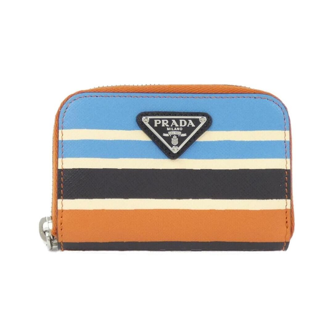 Prada 2MM003 Luxury Leather Coin Case Wallet  
