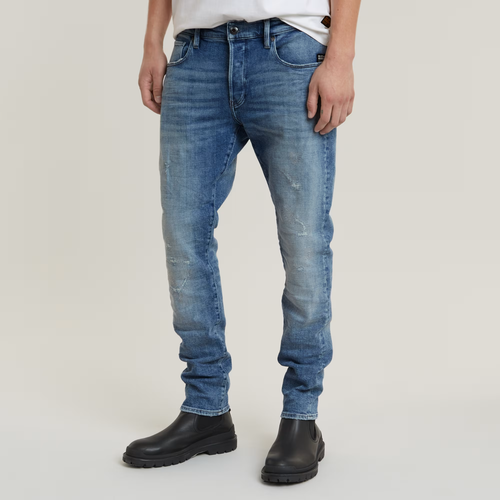 G-STAR RAW JEANS 3301 SLIM SUN FADED BLUE DONAU RESTORED W32 L32 NEW RRP £140.00