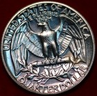 Uncirculated Proof 1962 Philadelphia Mint Silver Washington Quarter — photo 2