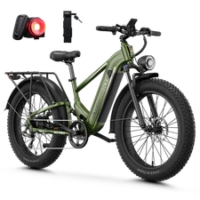 1800W Electric Bike for Adults 26'' Off-road Mountain bike 36MPH 85Mile New