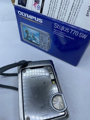 Olympus Stylus 770 SW 7.1MP Digital Camera - Silver for sale