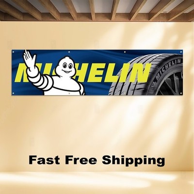 MICHELIN TIRES 2'X8' BANNER FLAG