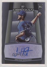 2020 Chronicles Obsidian Electric Etch Purple 25/75 Jonathan Hernandez Auto 0c6