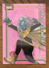 2026 Topps Chrome Marvel Comics #114 Elbecca Voss (Debut) Pink Refractor 247/250