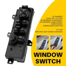 Interruptor de ventana eléctrica del conductor delantero para Jeep Grand Cherokee 1999 2000-2004 V8 4,7 L