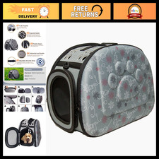 Airline Approved Soft Sided Pet Carrier - Collapsible Travel Bag for Cats Smal