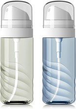 2 Pack 2oz/60ml Small Spray Bottle, Fine Mist TSA Travel Size Toiletries Sprayer