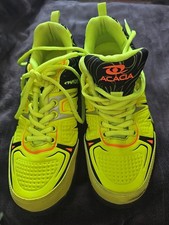 Acacia Pickleball Shoes Neon Yellow 6 Style 31-160 Needs New Laces Great Cond.