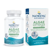 Nordic Naturals Algae Omega - Vegetarian Omega-3s for Optimal Wellness, 120 Ct