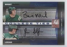 2008 Donruss Elite Extra Edition 6/25 Logan Schafer Brent Morel #CTC-27 Auto 0q5