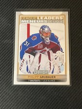 2021-22 O-Pee-Chee League Leaders #588 Philipp Grubauer