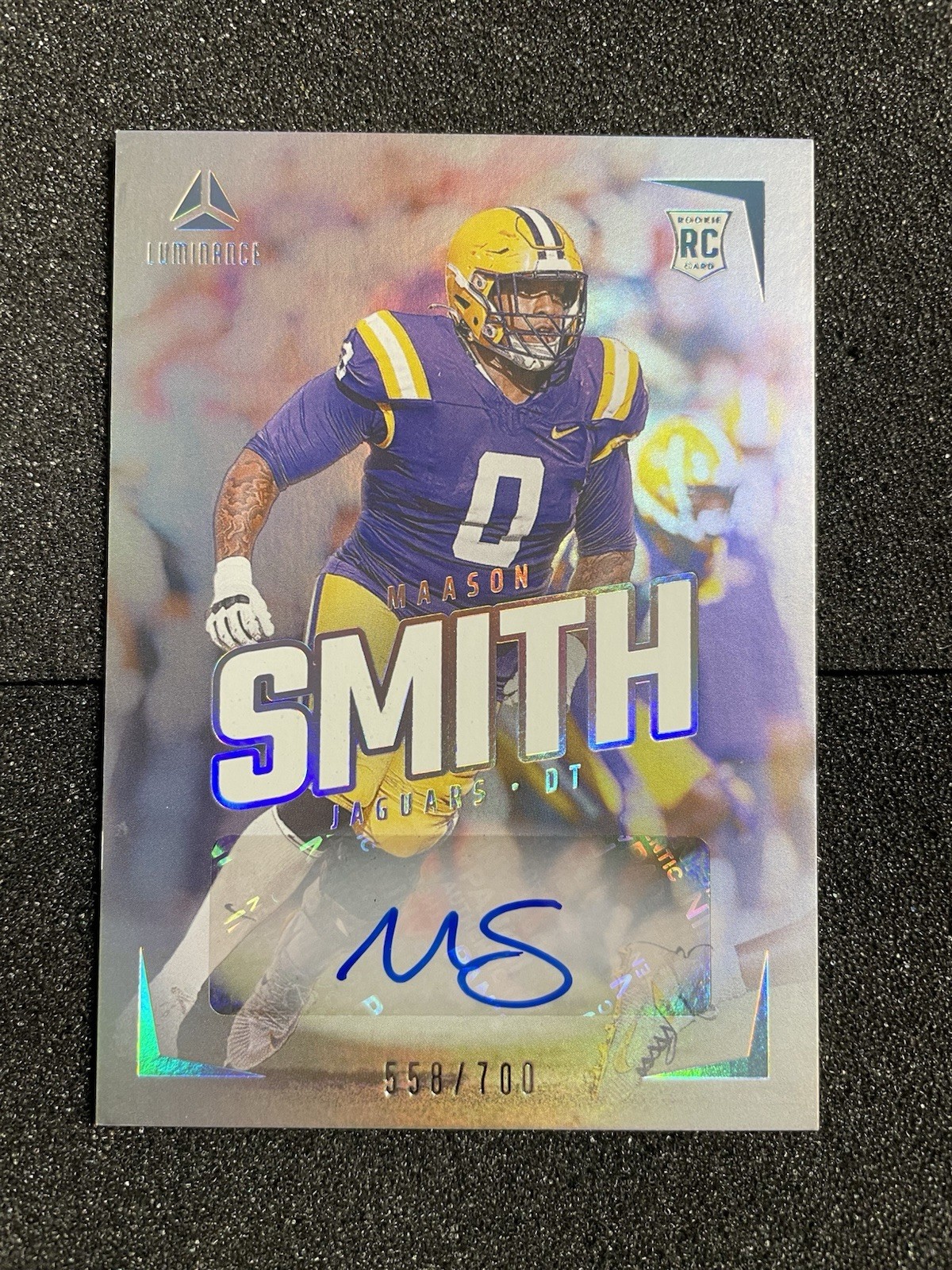 Maason Smith Panini Luminance #156 Autograph