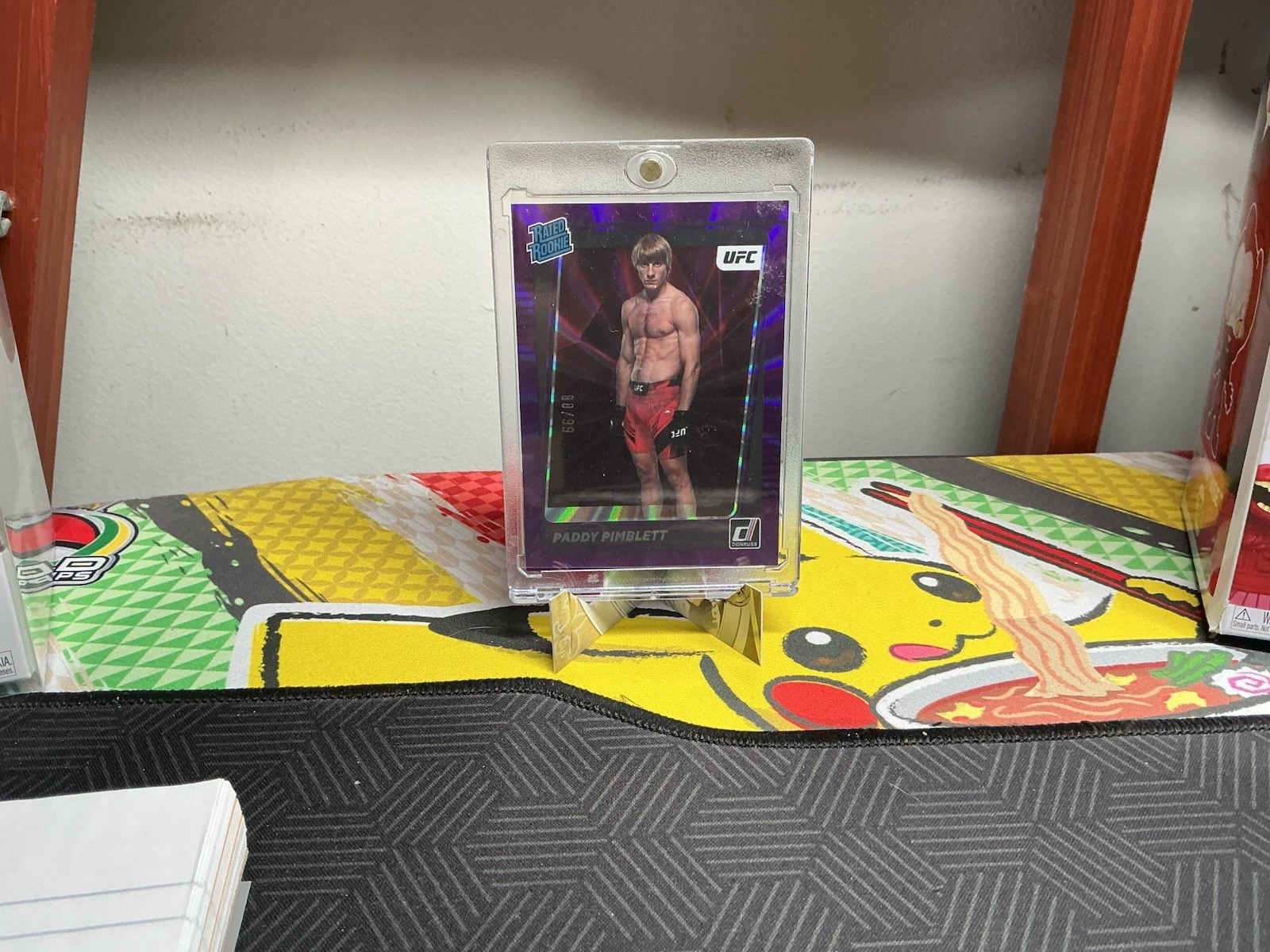 2022 Donruss UFC - Rated Rookie Paddy Pimblett #207 Holo Purple Laser /99 (RC)