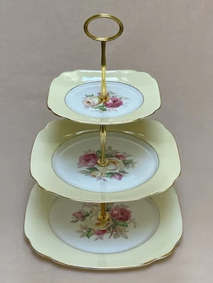 Royal Albert Milady Soporte Pastel De 3 Niveles Cerámica Multicolor - Imagen 1 de 2