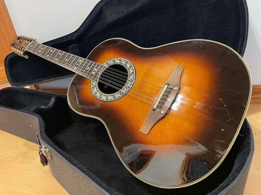 Electric Acoustic Guitar Ovation 1618 12 String Vintage 80s
