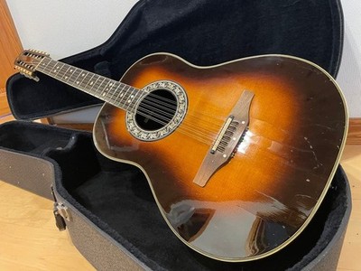 ovation 1618 12弦 ビンテージ エレアコ Electric Acoustic Guitar Ovation 1618 12 String Vintage 80s