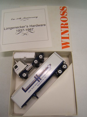 Winross Longenecker's Hardware True Value Manheim PA Mack 50th Anniversary VGC 