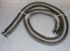 VACUUM FITTING STAINLESS STEEL FLEXIBLE BELLOW KF-25 NW25 FLANGE 38" LENGTH
