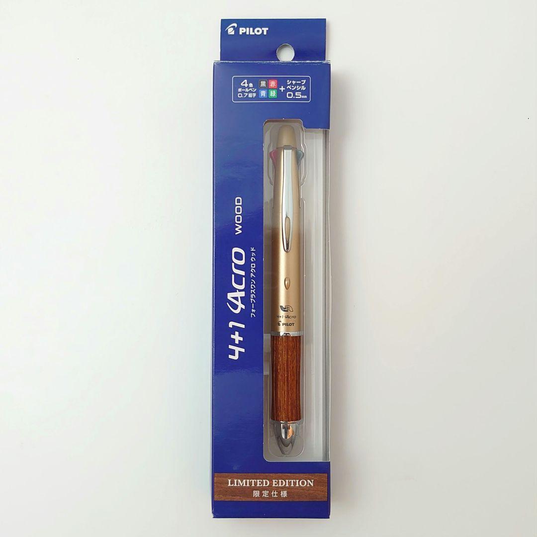 Mechanical Pencils  Limited/ Pilot 4 1 Acro Wood Premium Gold
