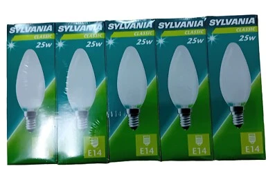 Lampada Oliva 25w E14 SMERIGLIATA Sylvania
