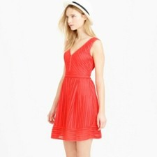 $98 J Crew Women’s Orange Dress Style #F1986 SIZE 10P Petite New w/tags!