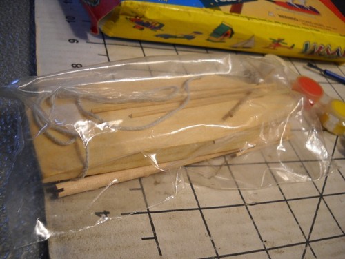 4 Michael Stores Wood Model Kits. Helicopter, Tall Ship, Military, Fighter Plane - Picture 12 of 22