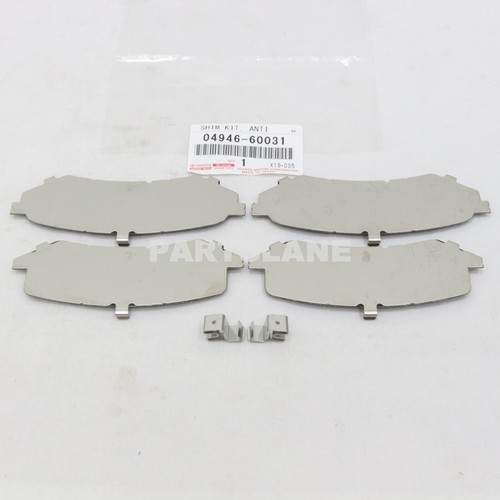 0494660031 Toyota OEM Genuine SHIM KIT, ANTI SQUEAL(FOR REAR DISC