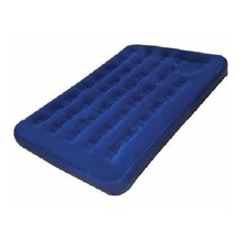 Double Airbed New Highlander Double Size Navy Blue Flocked Air Bed (AIR024)