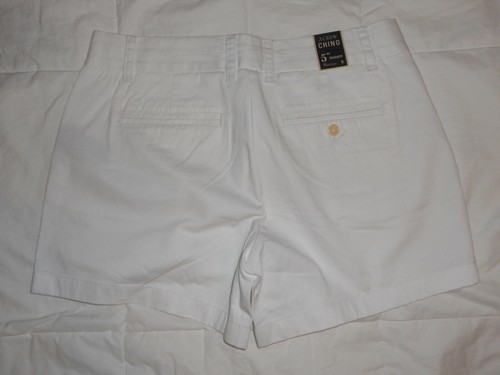 CORTO CHINO J CREW 5'' NUOVO CON ETICHETTE CUCITURE INTERNE TAGLIE 00, 0, 4, 6, 8, 10 - Foto 43 di 60
